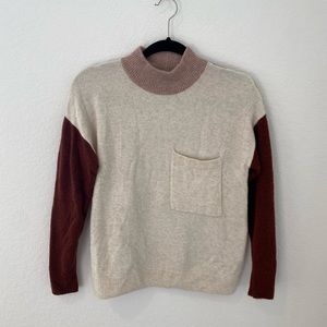 Madewell colorblock sweater